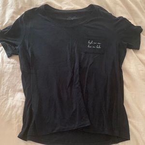 Loose black tshirt